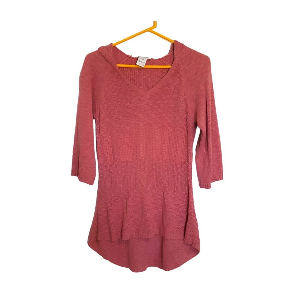 American Rag ◇ Knit Pullover Hoodie Top ◇